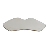 Gua sha pour lèvres en acier inoxydable personnalisé, grattoir pour le corps Gua Sha en métal en forme de lèvre de vente chaude