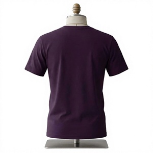 เสื้อยืดผู้ชายคอกลมแขนสั้นผ้าฝ้ายเจอร์ซีย์ 100% พิมพ์ลายด้านหน้า สวมใส่สบายทรงปกติ รับผลิตเสื้อยืดพร้อมสกรีนโลโก้ตามสั่งขายส่ง - Product Image 5
