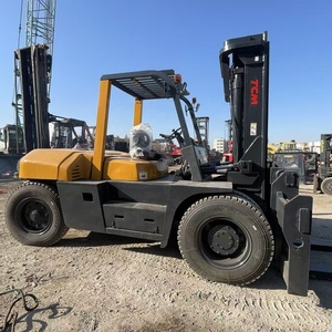 Chariot élévateur diesel d'occasion japonais TCM 10 tonnes 16 tonnes 16 tonnes avec moteur diesel japonais CE/EPA Isuzu 6BG1 Hauteur de levage 3m Chariot élévateur - Product Image 1