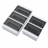 Boîtier de distribution étanche IP65 en ABS/PS, boîtier électrique anti-poussière, boîte de commutation 149x107x91.5mm pour usage extérieur et domestique