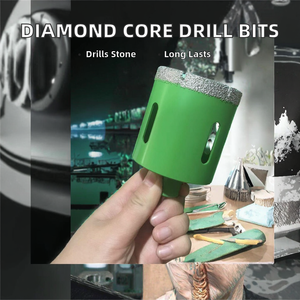 מקדח יהלום עם חיבור ואקום לאריחי פורצלן, כלי ריצוף - Product Image 2