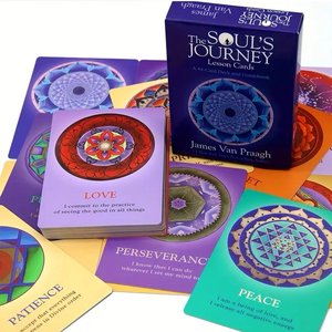 Tarjetas de Diseño Exquisito para <span class=keywords><strong>el</strong></span> Curso de Viaje del <span class=keywords><strong>Alma</strong></span>, Tarjetas de Crecimiento Espiritual, Sanación <span class=keywords><strong>y</strong></span> Confirmación Positiva, Juego de Adivinación - Product Image 1