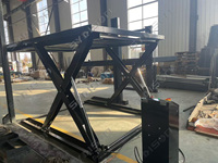 Plateforme élévatrice hydraulique à double ciseaux à profil bas pour stationnement, modèle TPS OEM
