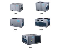 Unité de bobine de ventilateur canalisé de refroidisseur de climatiseur emballé sur le toit 7.5ton-30ton Midea/Trane/DB