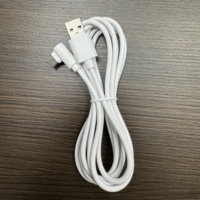 Câble USB-C coudé T-238, charge rapide 2A, synchronisation des données 480 Mbps, PVC, forme en L, 1m-3m, blanc, pour téléphone portable