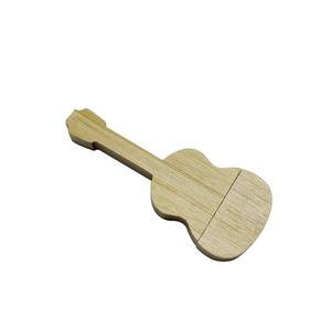Memoria USB para guitarra, disco de madera con logotipo personalizado, 4GB, 8GB, 16GB, 32GB, 64GB, 128GB, <span class=keywords><strong>Flash</strong></span> USB de alta velocidad para regalo de boda - Product Image 1