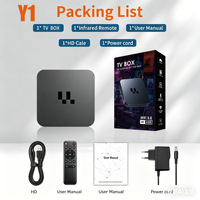 TV Box Y1 Android 16 S905 Quad Core con Streaming 6K