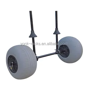 Yonk समायोज्य चौड़ाई scsऊपरी शैली की सीट-ऑन-टॉप kak कार ट्रॉली एल्यूमीनियम इंफ्लेटेबल समुद्र तट रेत पहिया 100 किलोग्राम ओएम अनुकूलन योग्य - Product Image 1