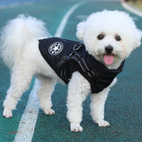 Chaleco Reflectante de Lujo 2 en 1 para Perros, Chaqueta de Invierno Cálida con Forro Polar, Abrigo de Algodón para Mascotas, Parka Profesional para Cachorros al Aire Libre, Venta al Por Mayor