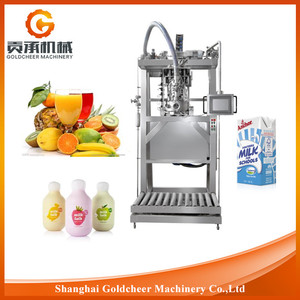 سعر الصين عصير الفاكهة المركز NFC حشو العقيم حشو طبل العقيم حقيبة كبيرة العقيم في مربع حشو آلة التعبئة - Product Image 2