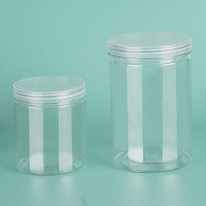 100ml 150ml 200ml 250ml 300ml पारदर्शी पीईटी प्लास्टिक कॉस्मेटिक क्रीम जार खाद्य भंडारण पैकेजिंग जार पीपी ढक्कन के साथ - Product Image 3
