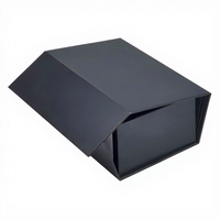 Boîte cadeau pliable de qualité supérieure, boîte cadeau en papier à couvercle rabattable avec poignée portable, boîte cadeau pliable pour artisanat