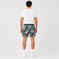 Shorts d'été pour hommes, sportifs, à carreaux, avec cordon de serrage, tricotés, taille haute, logo personnalisé, impression DTG intégrale, écologiques, respirants, séchage rapide