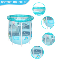 Umweltfreundlicher Langlebiger Transparenter PVC Aufblasbarer Kinderpool Anpassbare Farbe & Logo Faltbar Tragbar für den Heimgebrauch