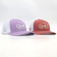 Gorra de béisbol de lona vaquera de 6 paneles con parche de cuero bordado personalizado, gorras trucker de malla Richardson 112, camuflaje para caza