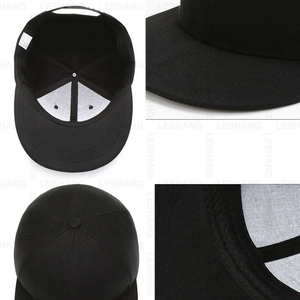 IStapromo Regalos Gorras de Béisbol Hip Hop de Alta Calidad con Logotipo Bordado Personalizado, Gorra Ajustada de 6 Paneles con Visera Plana y Cierre a Presión - Product Image 5