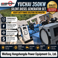 Groupe électrogène silencieux Yuchai 350 kW 437,5 kVA type cabine, diesel triphasé 50 Hz, certifié CE ISO, vente directe usine OEM ODM, promotion exceptionnelle