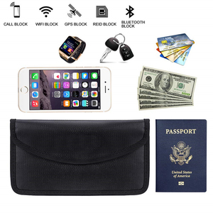 Sac Faraday ignifuge avec fermeture éclair RFID clé de voiture bloqueur de Signal portefeuille pochette de protection RFID étui de protection pour téléphone portable - Product Image 5
