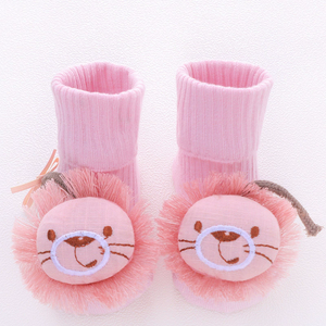 Antidérapant 0-3 mois enfant en bas âge nouveau-né 3d jouet chaussettes chaussures infantile coton tricot équipage bébé chaussettes en gros - Product Image 1