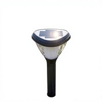 Petite lampe solaire de jardin en forme de cœur, lampe LED pour pelouse, éclairage décoratif extérieur imperméable pour chemin