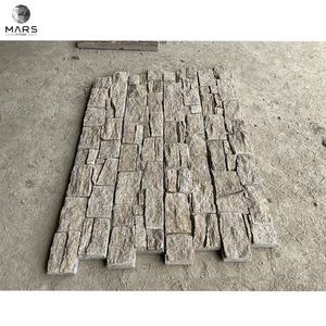 Carrelage d'extérieur et d'intérieur, foyer d'<span class=keywords><strong>angle</strong></span> en peau de tigre, <span class=keywords><strong>pierre</strong></span> de Culture jaune - Product Image 6