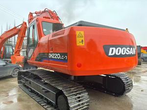 Excavatrice Doosan DH220 de 22 tonnes d'occasion avec composants d'origine Doosan, y compris moteur, boîte de vitesses, pompe à engrenages, roulement, PLC - Product Image 6