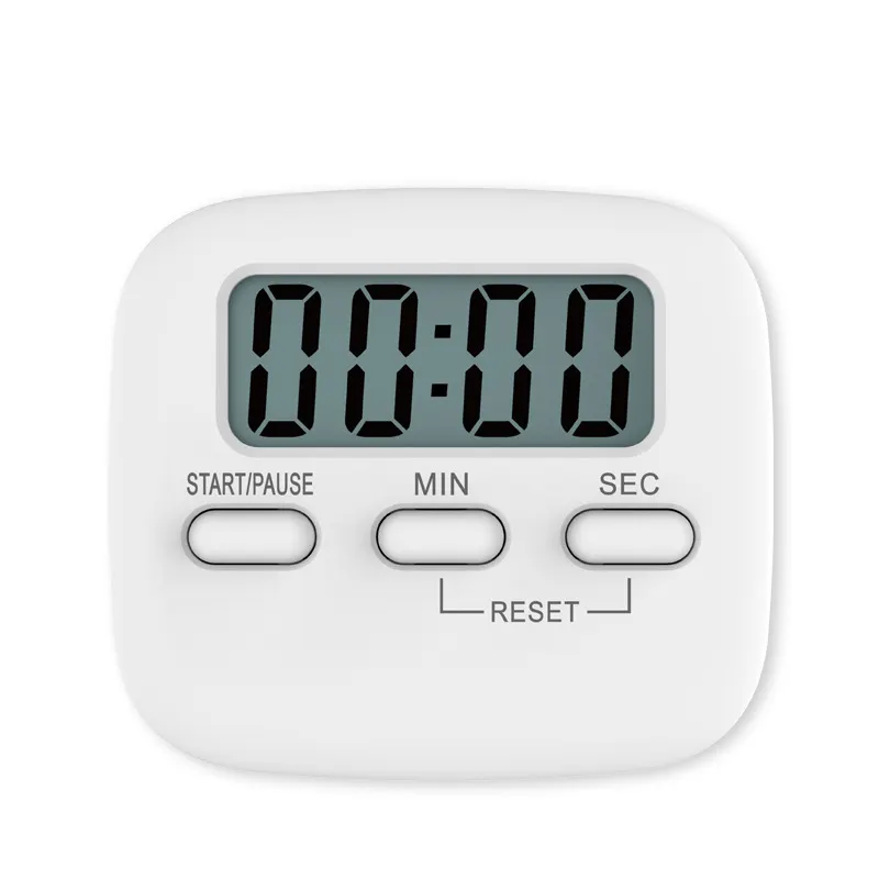 Multifunktions-Kunststoff-Großbild-Countdown-Magnet für elektronische Uhr Schneller LCD-digitaler Küchen timer zum Kochen