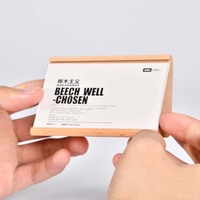 Support de menu SVIAO 8,5 x 11, présentoir de cartes, support de signalisation en bois et acrylique