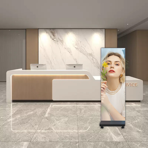 新产品室内数字标牌可折叠发光二极管电子海报显示屏P2.5 P1.86 P1.5 P1.25发光二极管海报屏幕 - Product Image 5