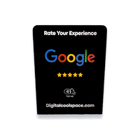 Tarjetas NFC programables con código QR para reseñas de Google personalizadas, para restaurantes y redes sociales.