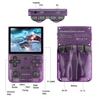 GAMINJA 64 Go, écran HD IPS de 3,5 pouces, lecteur de jeux vidéo portable sans licence intégré, console de jeux rétro classique portable