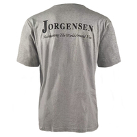 Promotie Klaar Om Te Verzenden 100% Katoenen Zomer Korte Mouw T-Shirt Detailhandel Groothandel Grijs Vrijetijdsmode Shirt Met Borstzak