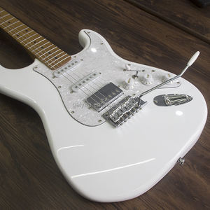 Guitarra eléctrica pequeña con sistema de doble tremolo, fabricación OEM/ODM, personalización basada en dibujo, personalización a medida. - Product Image 1