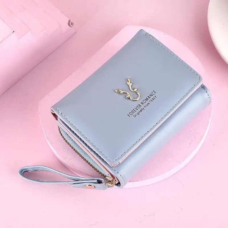 Factory wholesale mini leather vintage small purse coin purse for Ladies buckle and zipper pouch pocket money type