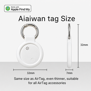 Etiqueta Inteligente Antipérdida BLE Compatible con Apple Find My y Google Find My Device, Localizador de Doble Sistema para Llaves - Product Image 1