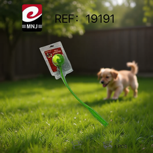 MNJ Dog Toy Tennis Ball With Stick For Pet Play 1 Pcs - Product Image 2