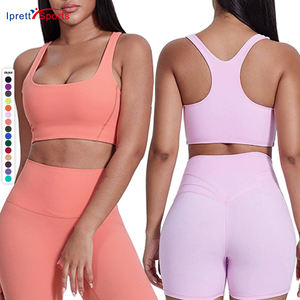 Женский спортивный бюстгальтер с квадратным вырезом - Product Image 1