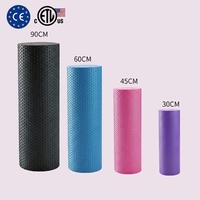 Rodillo de Espuma EVA para Yoga, Gimnasia y Masajes, 45cm, 60cm, 90cm, Alta Densidad, Relajación Muscular, Venta Caliente de Fábrica 2026