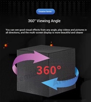 Atemid P2.5 Dynamic 3D LED Display Wall Cube Screen Remote Control Via 4G/WiFi Dynamic Shop Branding pour les magasins et les détaillants