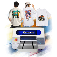 Graphking Factory A3 30cm Tamaño Camiseta Impresión directa en telas de algodón Textil digital DTG Impresora Plotter Machine