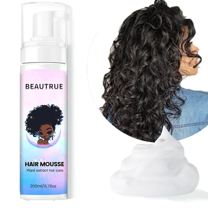 Fast Delivery Curl Hair Mousse for Braids Extra Hold Private Label Hair Mousse Styling Foam