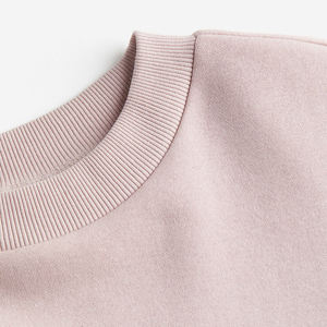 Low Price <b>Women</b> Cotton Designer <b>Sweatshirt</b> Custom Crop Tops Sweat Shirts Oversize Crew Neck <b>Long</b> Sleeve <b>Sweatshirt</b> - Product Image 4