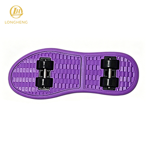 Semelle de patin à roulettes Longheng Vibrant Purple à 2 roues, conception à roulement fluide, base antidérapante pour remplacement général de <span class=keywords><strong>semelles</strong></span> de patins. - Product Image 3
