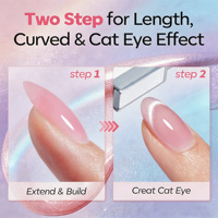 Gel Constructeur Hema TPO Free Effet Œil de Chat 30 Couleurs Brillant Haute Intensité Séchage UV LED pour Salons de Manucure Professionnels Vente en Gros Uniquement