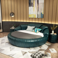 Lit rond king size lits modernes et minimalistes arrondis meubles de chambre lit circulaire