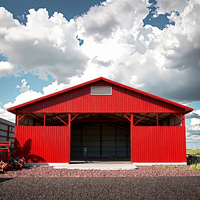 Panneaux d'entrepôt en acier isolés et kits de construction préfabriqués, structure métallique de stockage frigorifique à grande échelle