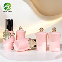 Flacon de rouge à lèvres de luxe rose et noir, tube cosmétique, emballage de gloss, mini tube, étiquette privée personnalisée, ABS avec couvercle à clapet