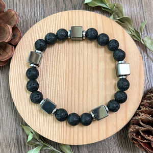 Bracelet en pierre semi-précieuse de quartz de 8mm en gros Bracelet élastique extensible à 3 éléments énergie cristal Reiki Bracelet de guérison pour femmes - Product Image 5