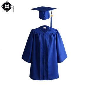 Uniforme <span class=keywords><strong>de</strong></span> Graduación Infantil con Birrete y Toga Mate para Escuela, Unisex, T/T, Tejido West Union 100% Poliéster Satinado - Product Image 2
