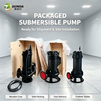 Pompa Submersible 12 inci 150m3/jam Tugas Berat Mudah Dipasang untuk Limbah, Pompa Limbah Portabel dan Inline